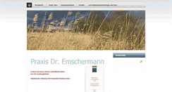 Desktop Screenshot of gemeinschaftspraxis-emschermann.de